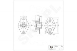 Μαξιλάρι Κινητήρα Citroen Berlingo C4 Grand Picasso I C4 I Ii C5 I Ds Ds4 Peugeot 206 306 307 308 I 5008 Partner Αριστερή