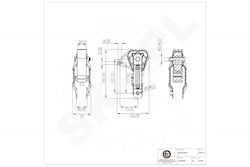 Στήριγμα Κινητήρα Mercedes-benz Cla Klasa A Klasa B Klasa Gla Πίσω 2462400809