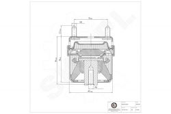 Скоба За Двигател VW Транспортьор T4 Вдясно 7d0199132e