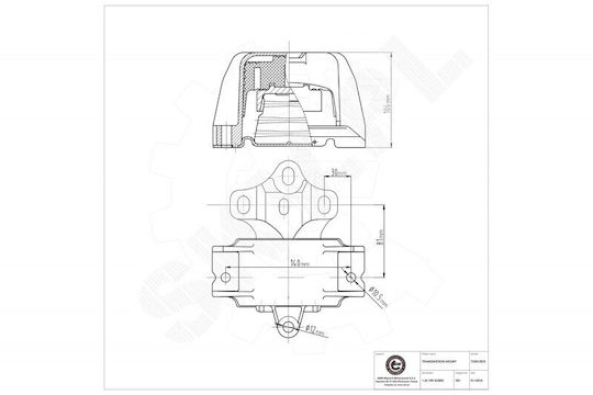 Motorhalterung VW Bora I Golf IV Neu Käfer Hinter Links 1J0199555BD