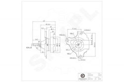 Μπροστινό Δεξιό Στήριγμα Κινητήρα Honda Cr-v Ii Fr-v 50821s9a013