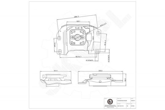 SKV Motorhalterung Für Ford C-Max II Fokus C-Max II Großer C-Max Kuga I II Tourneo Transit Links 3m517m121gc
