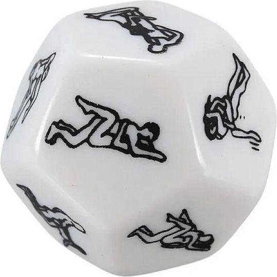 Lucky Lovers Ερωτικό Παιχνίδι Ζαριών SMD-ZS-310-WHITE