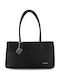 Leather Women's Shoulder Bag Black
