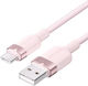 Vention Cablu USB 2.0 USB-C Bărbătesc - USB-A Roz 1m CWBPF
