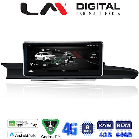 Lm Digital Lm Kh4 324 Οθόνη Oem Multimedia Αυτοκινήτου Audi A6 2012 > 2016 Carplay Androidauto Bt Gps Wifi Gprs