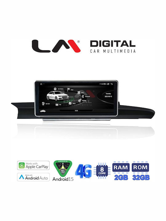 LM Digital LM Kh2 324 Auto-Audiosystem OEM Multimedia Abnehmbares Bedienfeld für Audi A6 2012 > 2016 CarPlay Android Auto BT GPS Wi-Fi GPRS