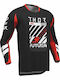 Thor Futura Racewear Launchmode Men's Motocross Long-Sleeved Jersey Black Color