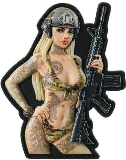 M-tac Patch Tactical Girl #7 Skandinavik Mjollnir Pvc 01-black-μαύρο