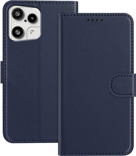 Handyhülle Nothing Phone 3a Lite 5g Oem Flip Brieftasche Synthetisches Leder Pu Tpu Blau Stand