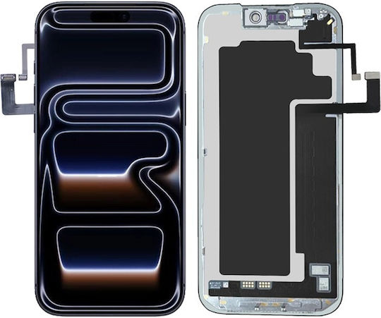 Мобилен OLED Екран със Сензорен Механизъм за iPhone 18 / 17 Pro Max Черен