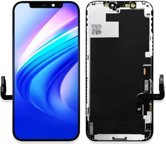 OLED Screen with Touch Mechanism for Xiaomi 12 Pro iPhone 12 / 12 Pro Nokia 6.1 Realme 12 Pro (Black)