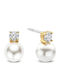 Ti Sento Silver Earrings With Pearls