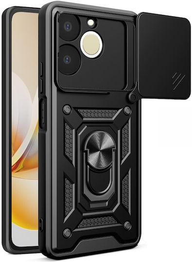 Θήκη Realme Note 70t Oem Σκληρή Πλάτη Pc+tpu Μαύρο Stand