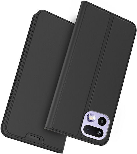 Handyhülle Realme 16 Pro+ 5g Oem Flip Brieftasche Synthetisches Leder Pu Tpu Schwarz Wallet Stand