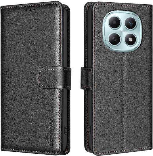 Xiaomi Redmi Note 15 Pro 5G Case Binfen Color Bf32 Flip Wallet Synthetic Leather PU TPU Black RFID Wallet Stand