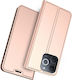 Handyhülle Realme Note 70T Oem Flip Brieftasche Synthetisches Leder Pu Tpu Rose Gold Wallet Stand