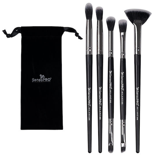 Sensopro Milano Reise 5-teilige Make-up Pinsel Set + Geschenk