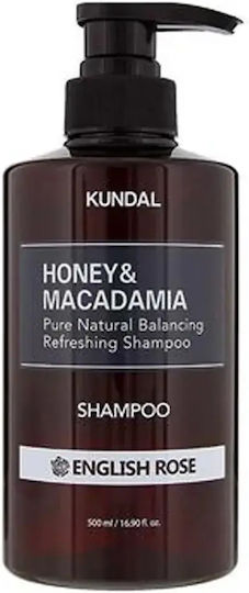 Kundal Honey & Macadamia Nature Shampoo English Rose 500ml