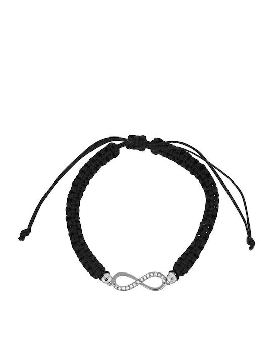 Verorama Women's Macrame Bracelet with Infinity Design Made of Cord
