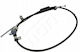 Handbrake Cable Back Rover 200 Ii 95-99 Left Gvc902386
