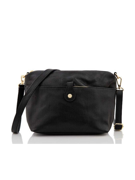 Leder Damen Handtasche Schulter / Handtasche Schwarz