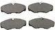 Renault Trafic 01 Front Brake Pad Set Without Sensor