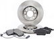 Set Bremsbelag Scheiben Vorderseite Audi A3 8l1 A4 8d2 A4 Avant 8d5 A6 4b2 C5 A6 Avant 4b5 C5 8e0615301r