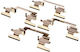 Brake Pad Installation Kit for Citroën C4 Aircross 109-1236