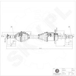 Jumătate De Axă Nissan Qashqai X-Trail Renault Koleos I Față Dreapta 391003113r