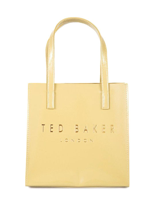 Ted Baker Crinion Γυναικεία Τσάντα Ώμου Κίτρινη