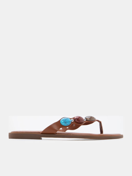 Luigi Women's Flat Sandals Brown