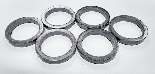 Set of Collector Gaskets Exhaust 6 Pieces 18407530606