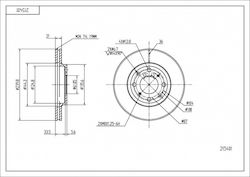 Disc Frână Față Honda Siglă 1.3 99-02 45251-s50-g00 Disc Frână Față Honda Siglă 1.3 99-02 45251-s50-g00