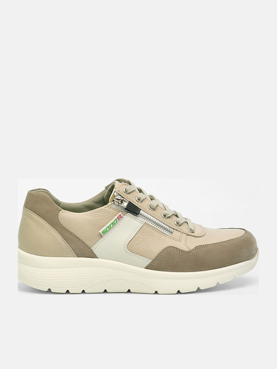 Mephisto Sano Herren Anatomische Sneakers Beige