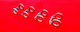 Set of Overflow Pipe Gaskets 4 Pieces 166358H800