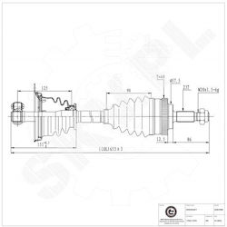 SKV Ημιαξόνιο για Renault Megane / Scenic SKV Ημιαξόνιο για Renault Megane / Scenic