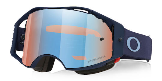 Oakley Cycling Glasses Prizm with Navy Blue Frame and Photochromic Lenses