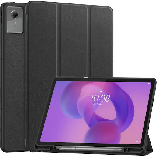 Калъф Lenovo Idea Tab Plus Oem Флип Калъф Синтетична Кожа Pu Tpu Черен Стойка