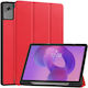 Калъф Lenovo Idea Tab Plus Oem Флип Калъф Синтетична Кожа Pu Tpu Червен Стойка