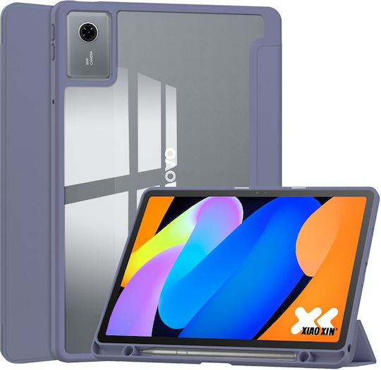 Case Lenovo Tab K11 Gen 2 Idea Tab Xiaoxin Pad 11 2025 Oem Flip Case Synthetic Leather Pu Tpu Purple Stand