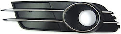 Audi A6 2011.01 Bumper Grill Opening Fog Lights Chrome Left Fender