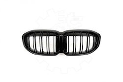 Mască Radiator Completă Stângă Sau Dreaptă Dublă Dungă Neagră Lucioasă 51137450957
