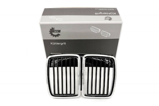 Engine Cover Mask Single Strip Black Chrome for BMW 3 E30