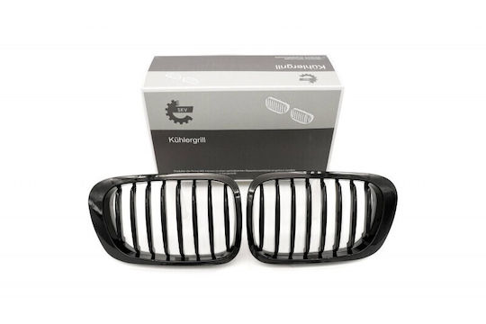 Pseudocapac Motor Cu O Singură Dungă Negru Lucios BMW 3 E46 Coupe 51138208683