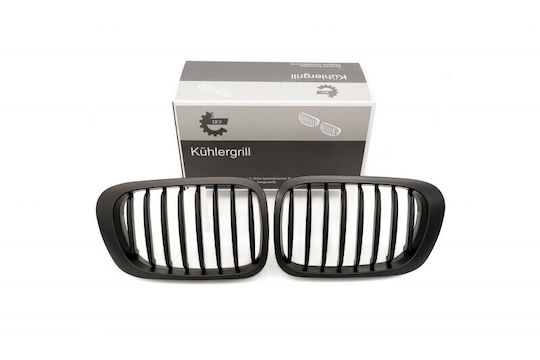 Falsă Acoperire Capotă Motor Bandă Simplă Neagră Mat BMW 3 E46 Coupe 51138208683