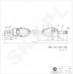 Ημιαξόνιο Nissan Qashqai X-trail Renault Koleos I Εμπρός Αριστερό 39101jd74b Ημιαξόνιο Nissan Qashqai X-trail Renault Koleos I Εμπρός Αριστερό 39101jd74b