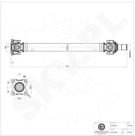 Getriebewelle für Bmw X5 X6 26207556020