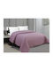 Linea Home Peak Κουβερλί Υπέρδιπλο Ροζ 220x240cm