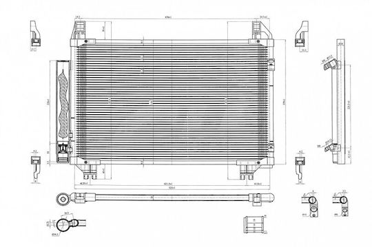 Συμπυκνωτής Κλιματιστικού Yaris 1.0-1.3 05 88460-52110